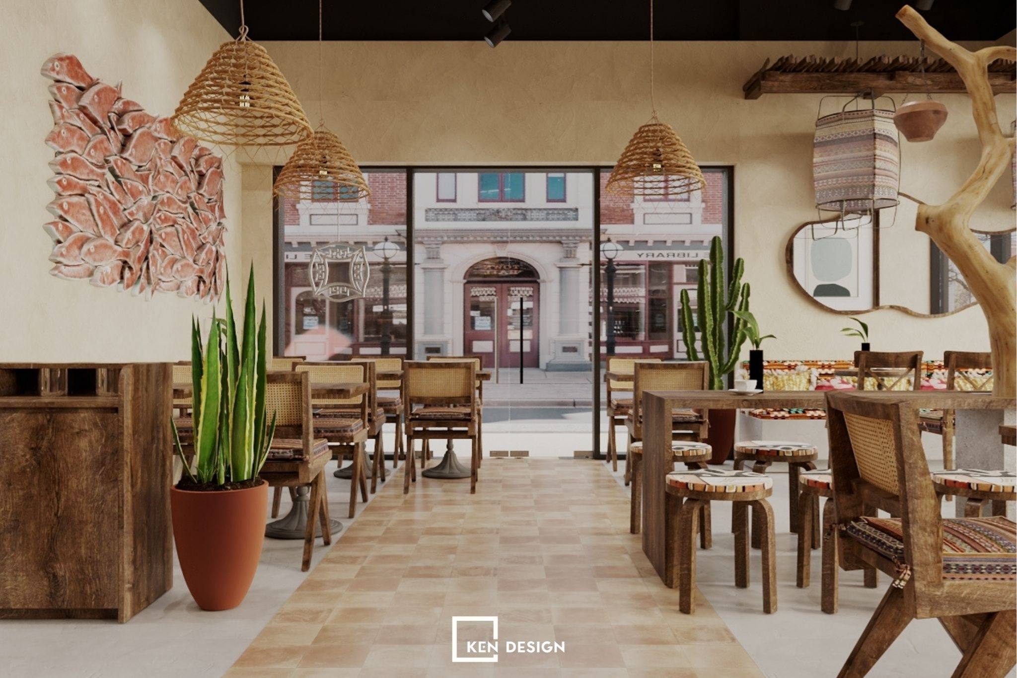 sao chép thiết phong cách quán khác